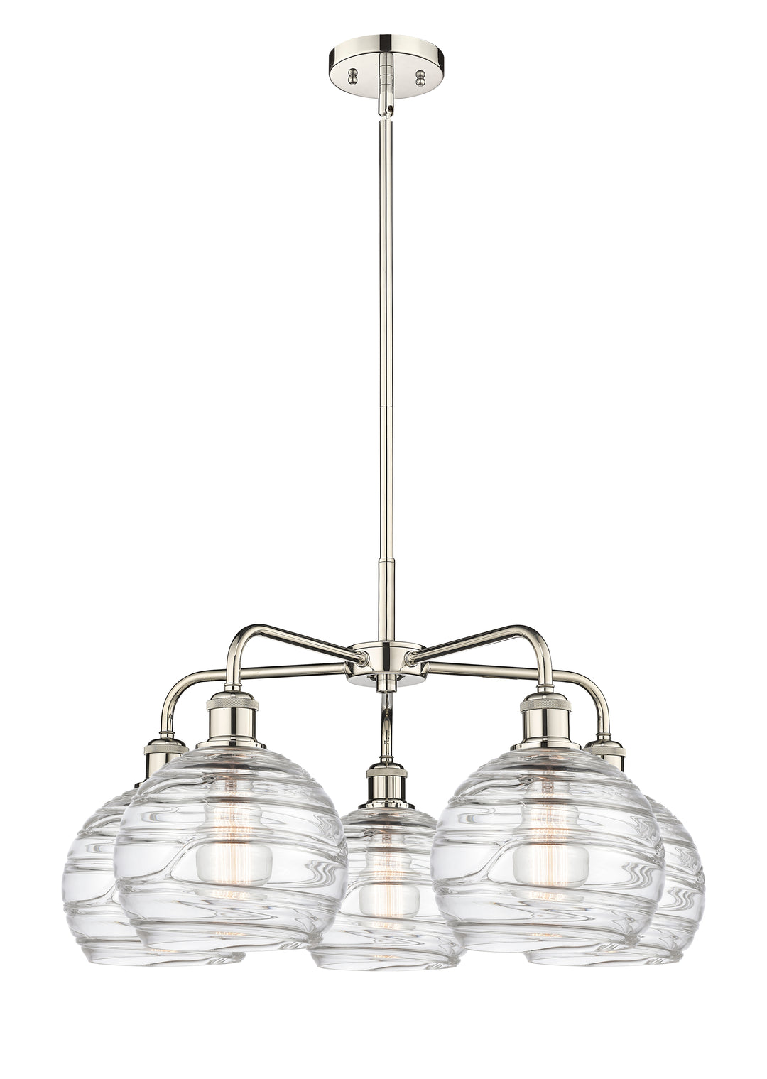 Innovations Lighting Athens Deco Swirl 8" Chandelier