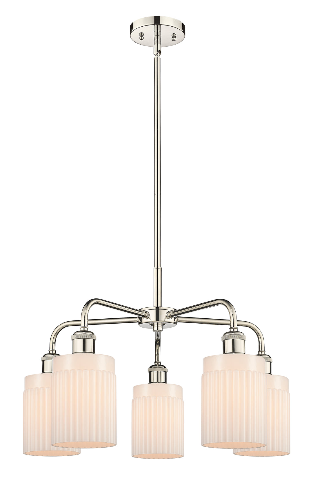 Innovations Lighting Hadley 5" Chandelier - Polished Nickel