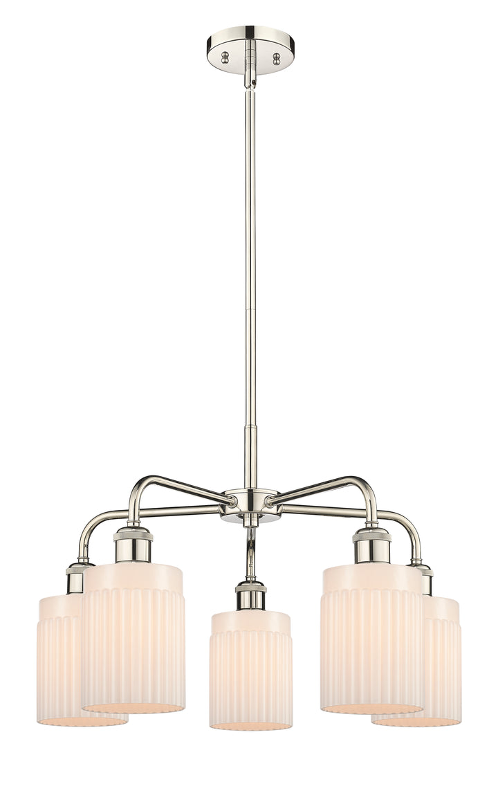 Innovations Lighting Hadley 5" Chandelier - Polished Nickel