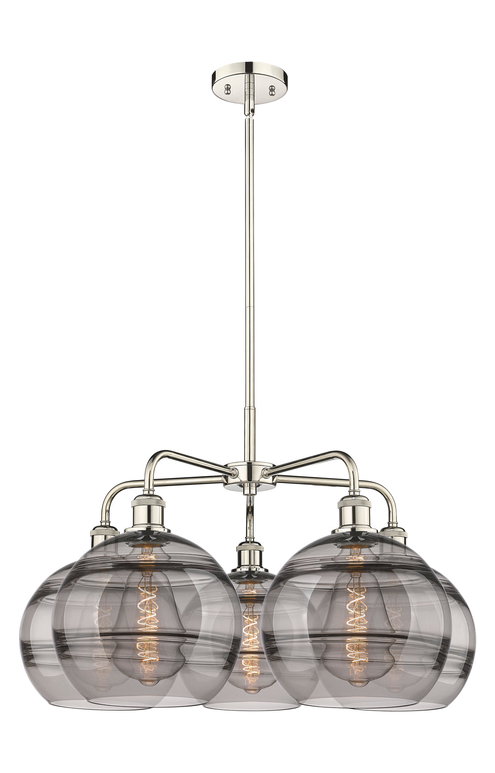 Innovations Lighting Rochester 10" Chandelier - Polished Nickel