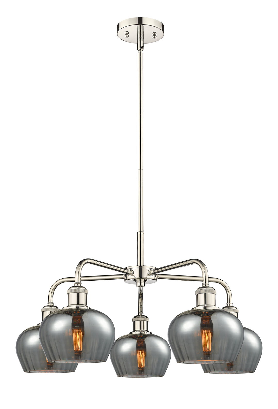 Innovations Lighting Fenton 6.5" Chandelier - Polished Nickel