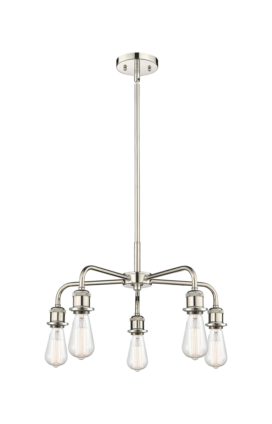 Innovations Lighting Ballston Chandelier Chandeliers Innovations Lighting Polished Nickel  