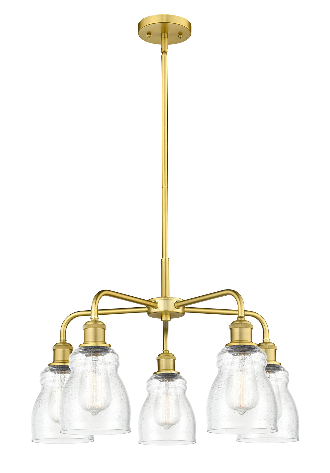 Innovations Lighting Ellery 5" Chandelier - Satin Gold