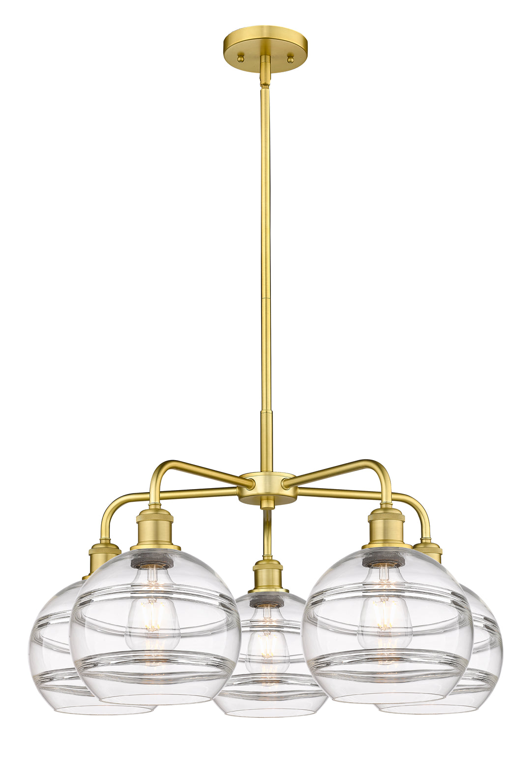 Innovations Lighting Rochester 8" Chandelier - Satin Gold