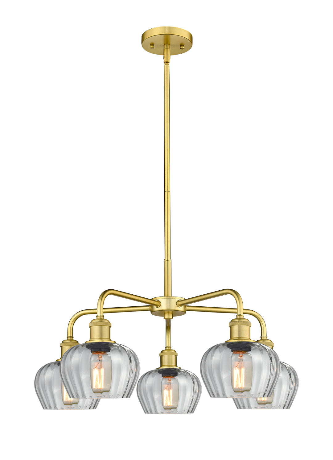 Innovations Lighting Fenton 6.5" Chandelier - Satin Gold