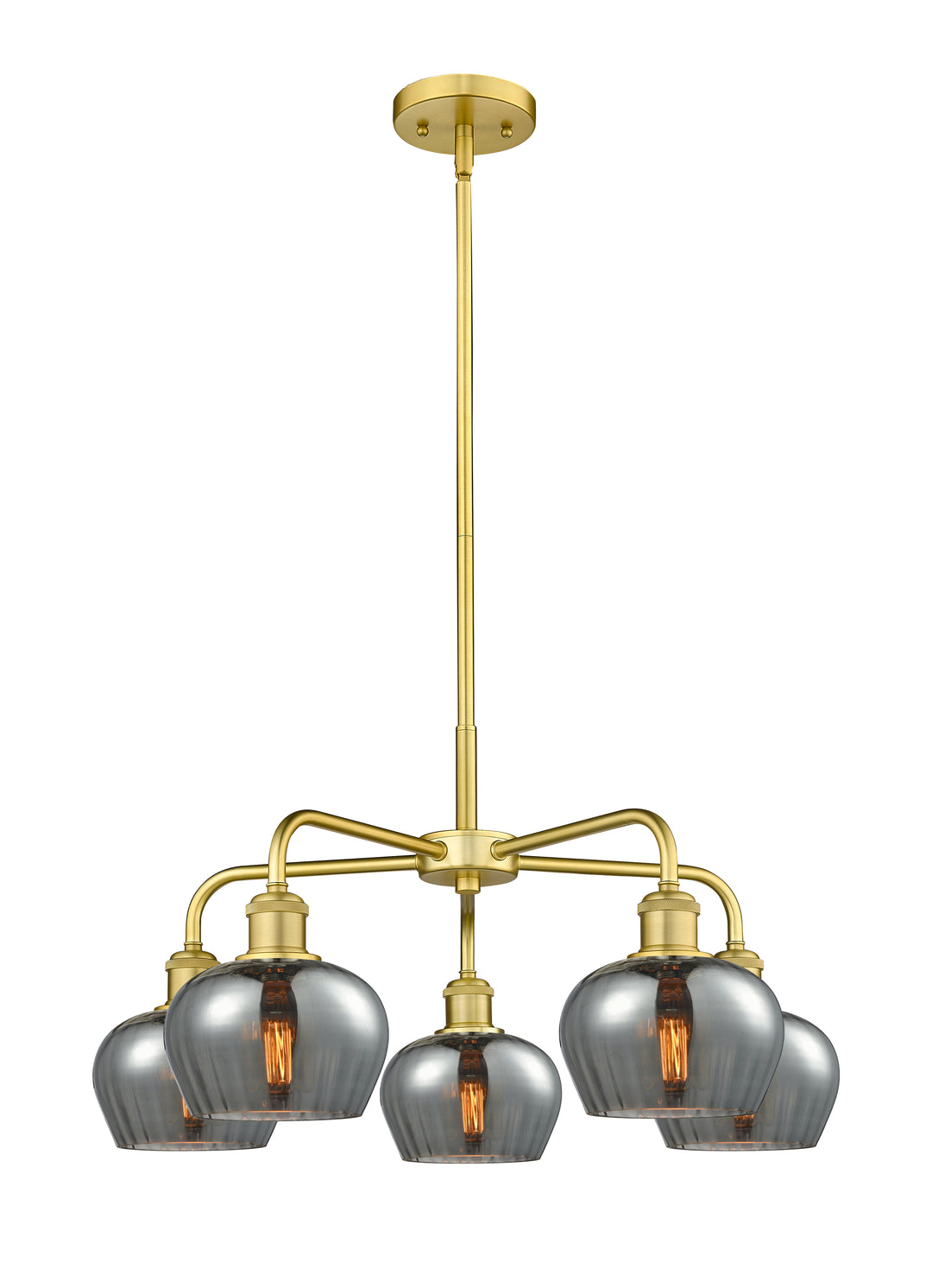 Innovations Lighting Fenton 6.5" Chandelier - Satin Gold