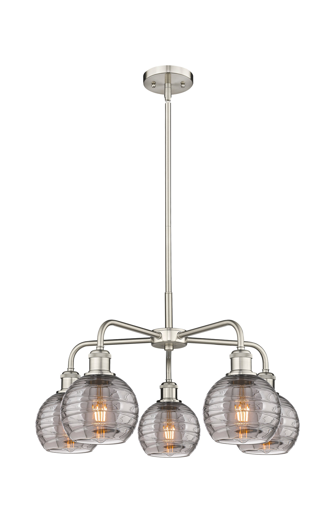 Innovations Lighting Athens Deco Swirl 6" Chandelier