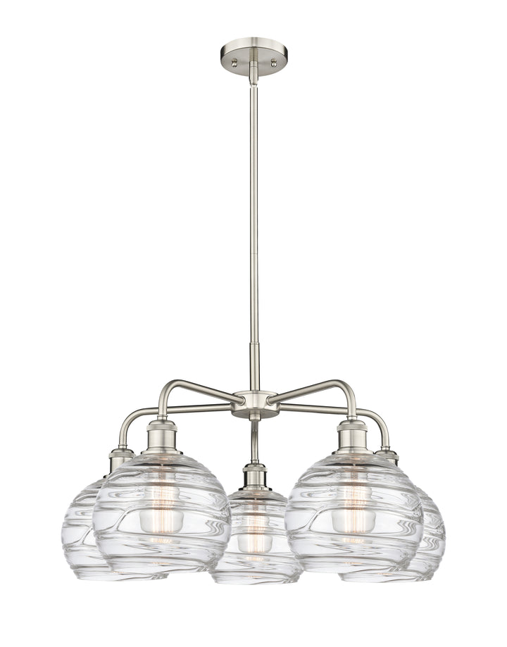 Innovations Lighting Athens Deco Swirl 8" Chandelier