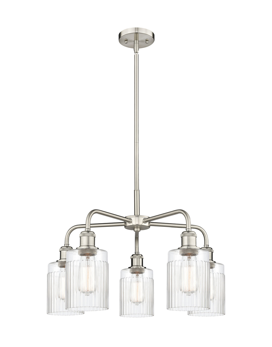 Innovations Lighting Hadley 5" Chandelier - Satin Nickel