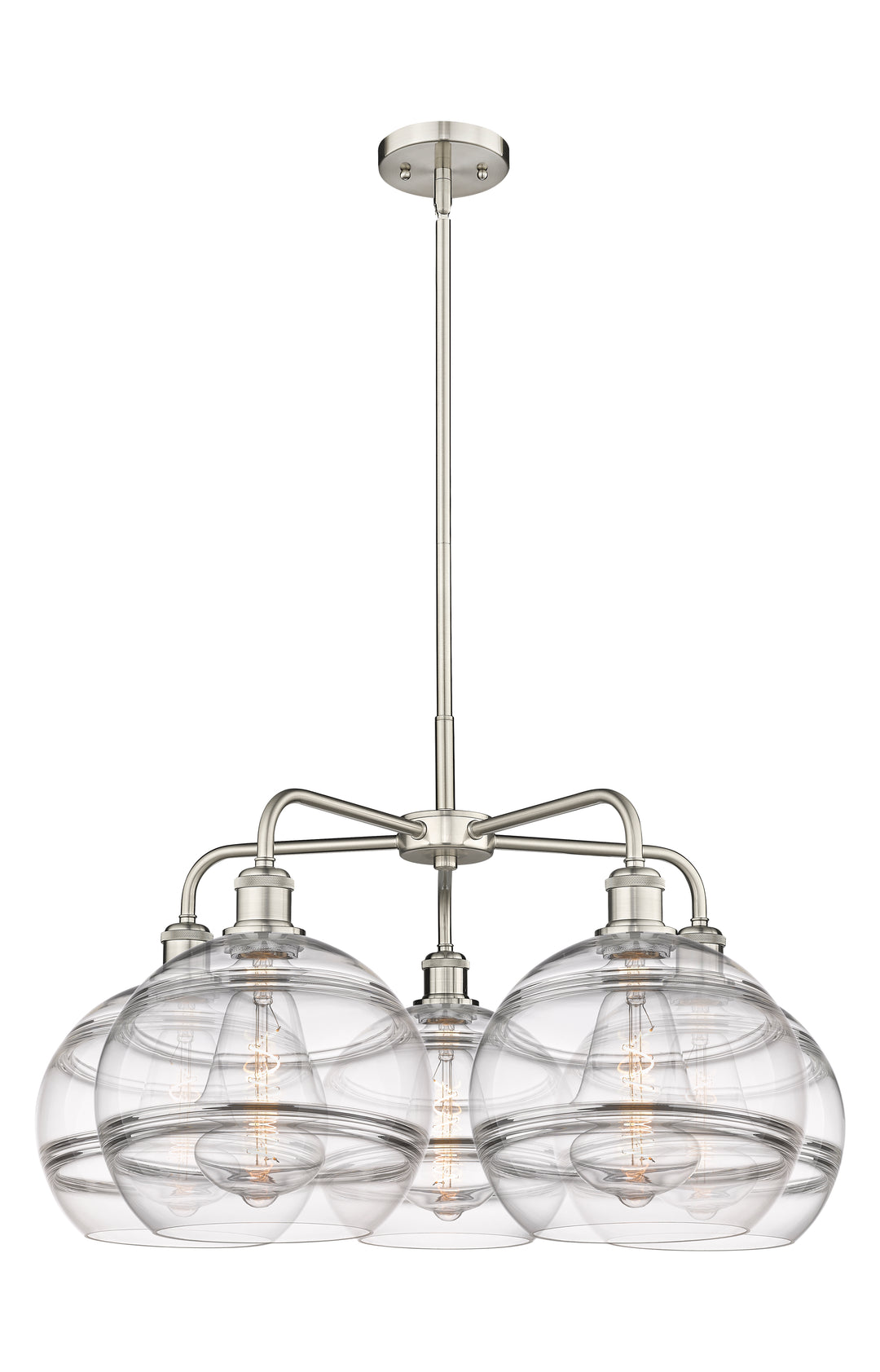 Innovations Lighting Rochester 10" Chandelier - Satin Nickel