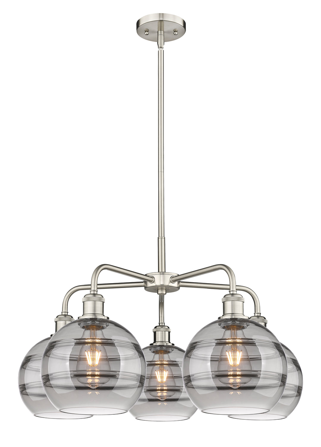 Innovations Lighting Rochester 8" Chandelier - Satin Nickel