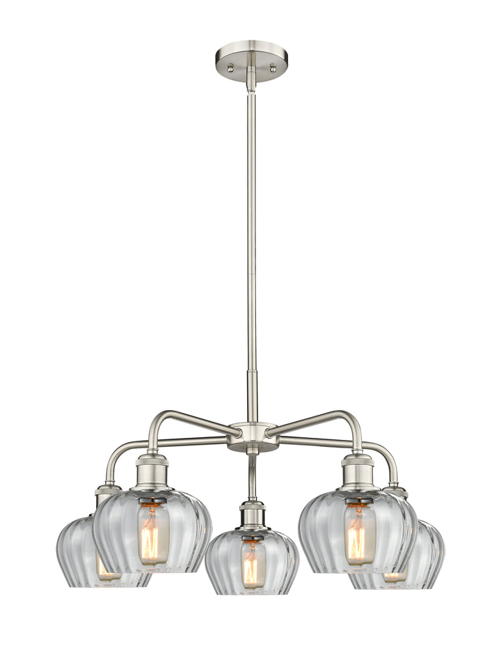 Innovations Lighting Fenton 6.5" Chandelier - Satin Nickel