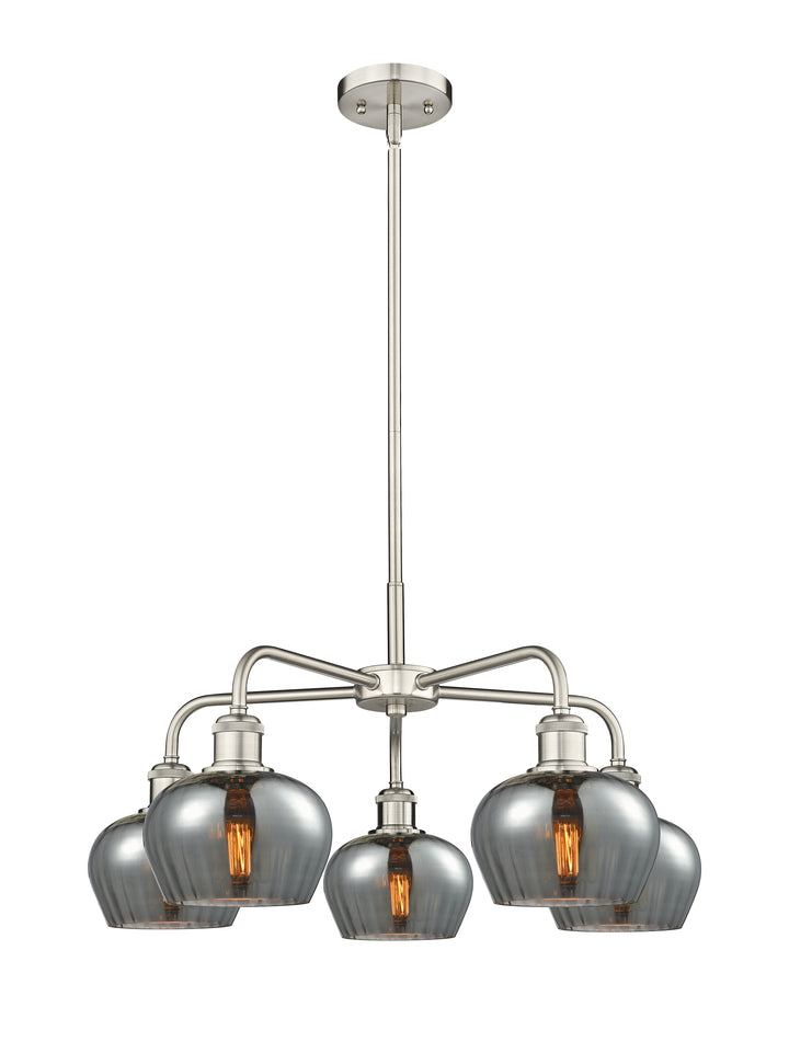 Innovations Lighting Fenton 6.5" Chandelier - Satin Nickel