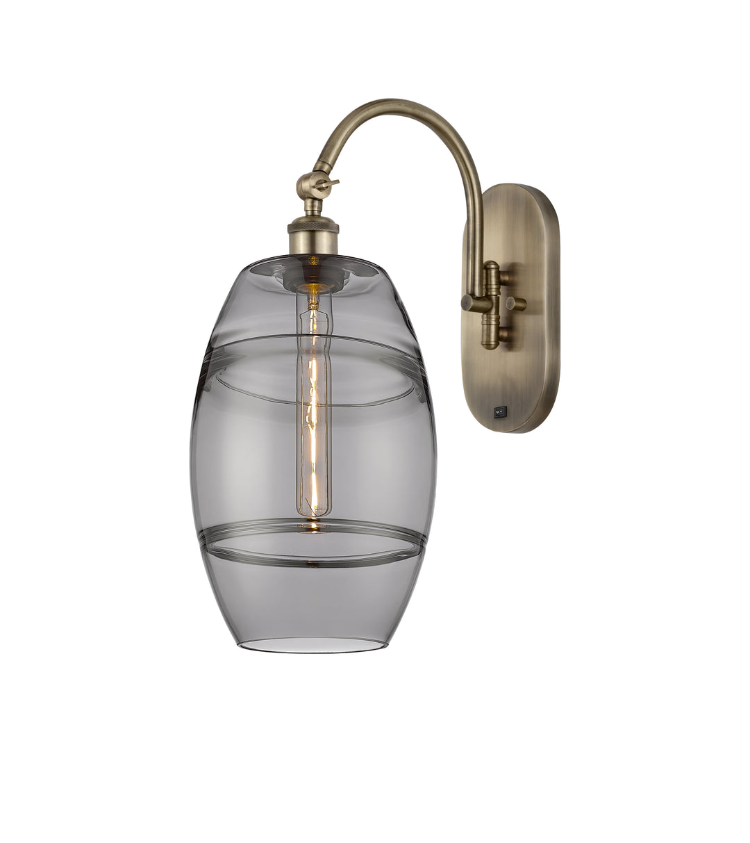 Innovations Lighting Vaz 8" Sconce - Antique Brass Wall Sconces Innovations Lighting   