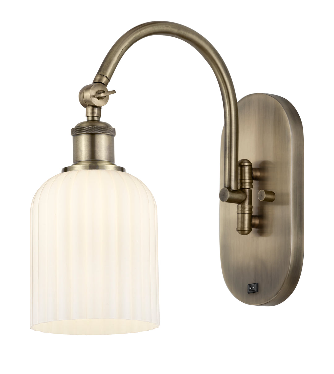 Innovations Lighting Bridal Veil 5" Sconce - Antique Brass Wall Sconces Innovations Lighting   