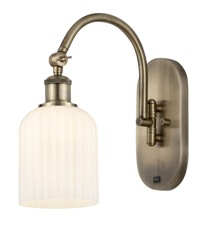 Innovations Lighting Bridal Veil 5" Sconce - Antique Brass Wall Sconces Innovations Lighting   