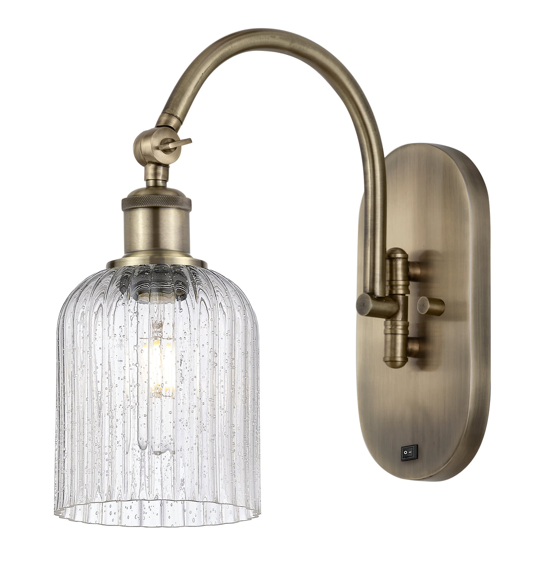 Innovations Lighting Bridal Veil 5" Sconce - Antique Brass Wall Sconces Innovations Lighting   