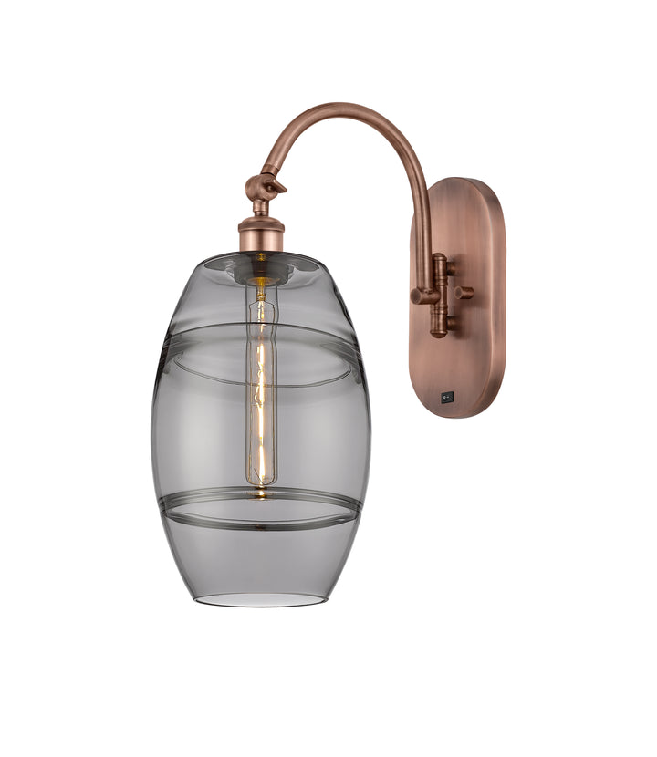 Innovations Lighting Vaz 8" Sconce - Antique Copper Wall Sconces Innovations Lighting   