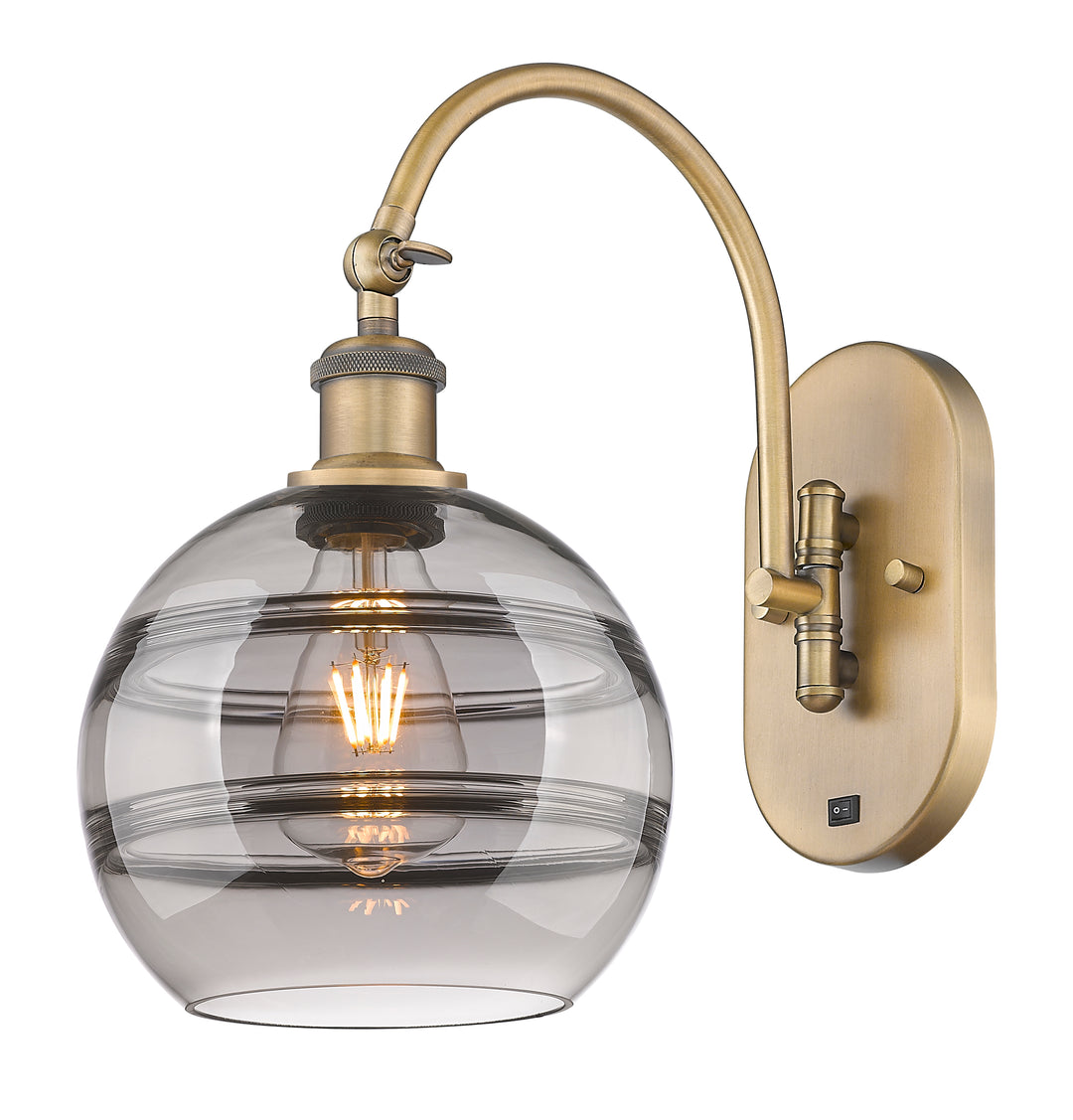 Innovations Lighting Rochester 8" Sconce - Brushed Brass Wall Sconces Innovations Lighting   