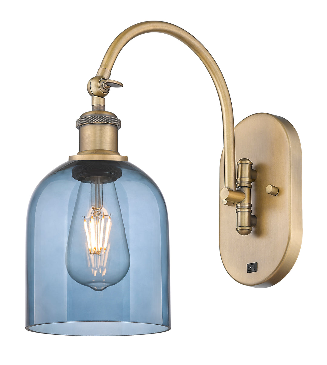 Innovations Lighting Bella 6" Sconce - Brushed Brass Wall Sconces Innovations Lighting   