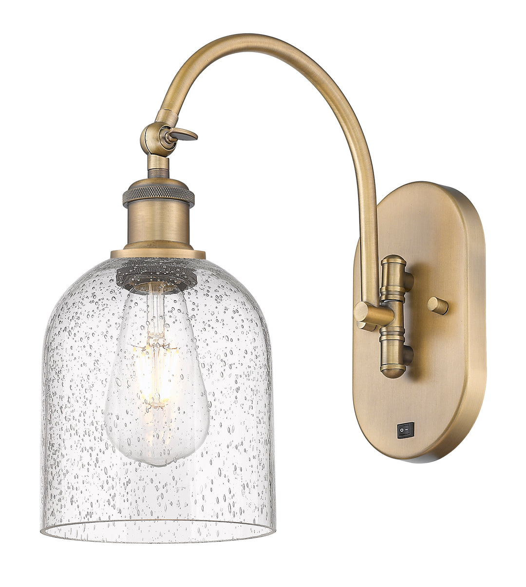 Innovations Lighting Bella 6" Sconce - Brushed Brass Wall Sconces Innovations Lighting   