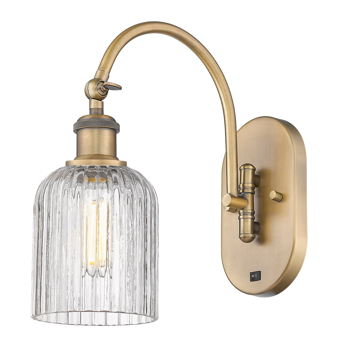 Innovations Lighting Bridal Veil 5" Sconce - Brushed Brass Wall Sconces Innovations Lighting   