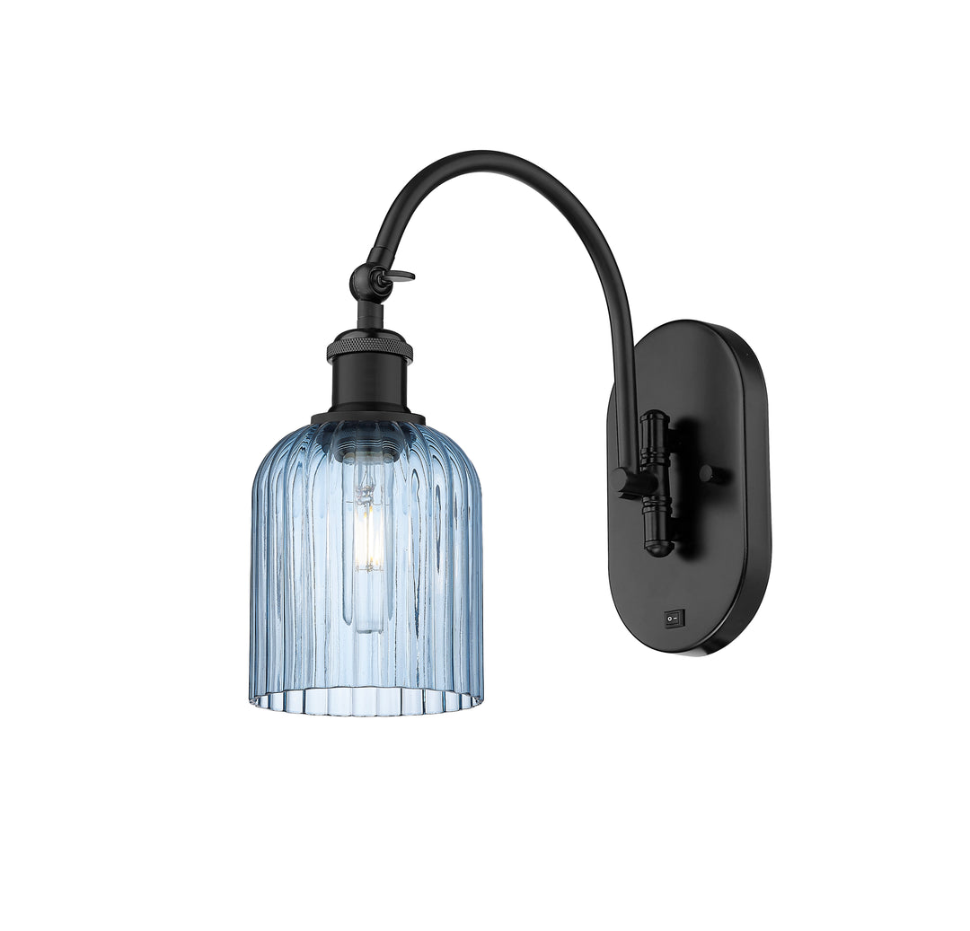 Innovations Lighting Bridal Veil 5" Sconce - Matte Black Wall Sconces Innovations Lighting   