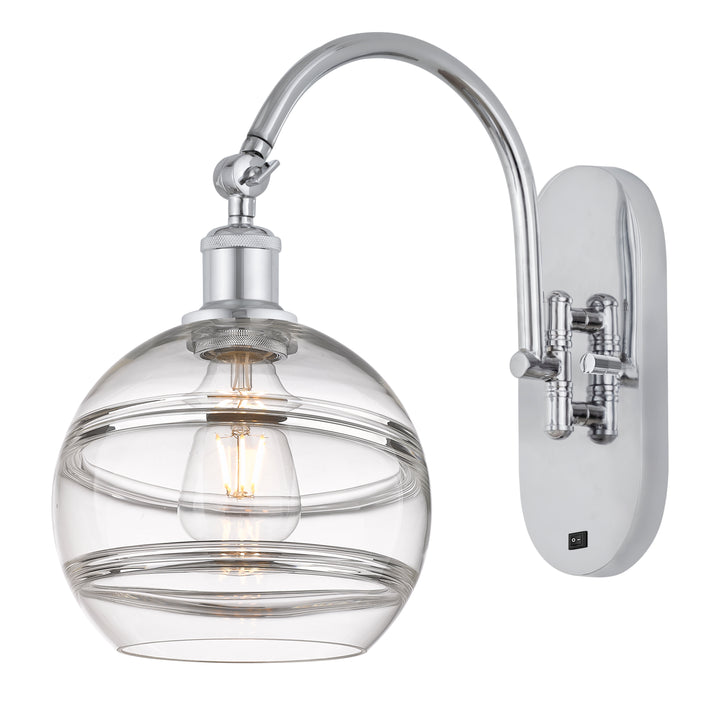 Innovations Lighting Rochester 8" Sconce - Polished Chrome Wall Sconces Innovations Lighting   