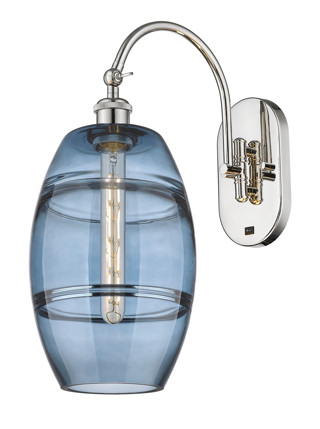 Innovations Lighting Vaz 8" Sconce - Polished Nickel Wall Sconces Innovations Lighting   