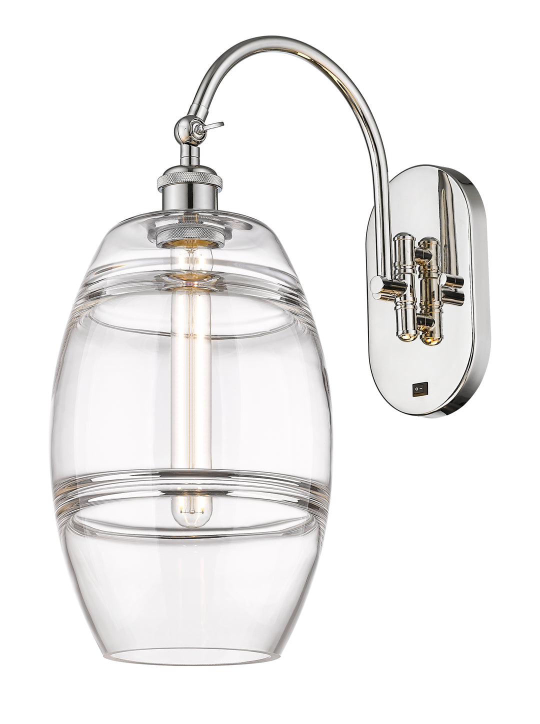 Innovations Lighting Vaz 8" Sconce - Polished Nickel Wall Sconces Innovations Lighting   