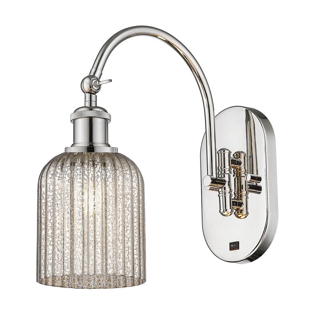 Innovations Lighting Bridal Veil 5" Sconce - Polished Nickel Wall Sconces Innovations Lighting   