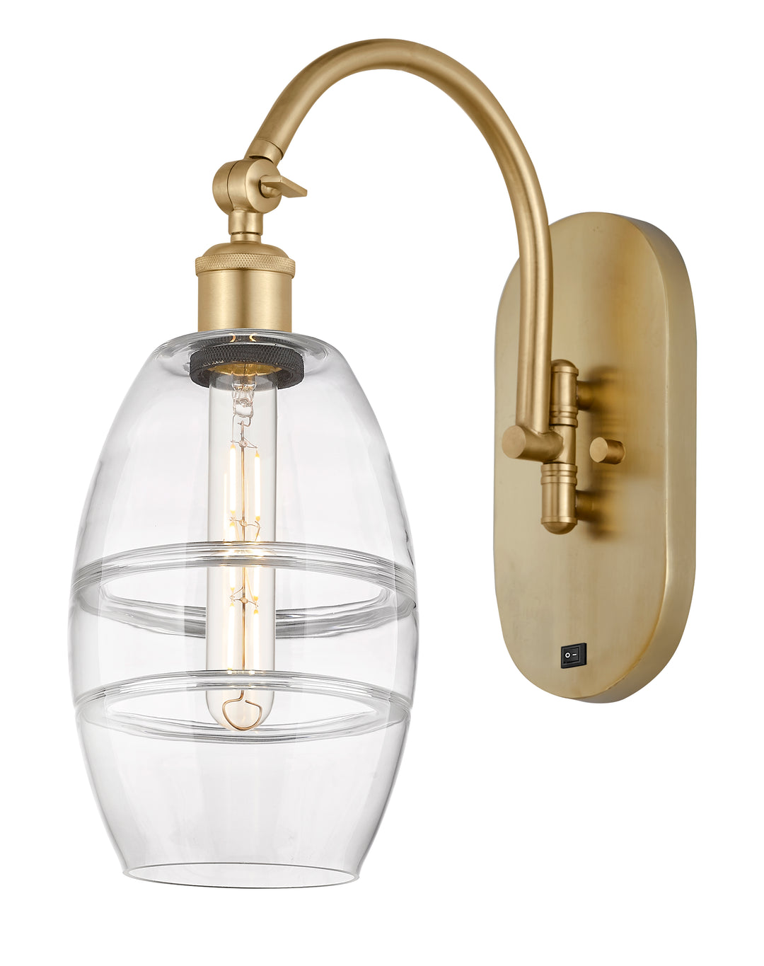 Innovations Lighting Vaz 6" Sconce - Satin Gold Wall Sconces Innovations Lighting   