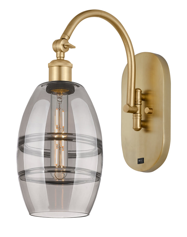 Innovations Lighting Vaz 6" Sconce - Satin Gold Wall Sconces Innovations Lighting   