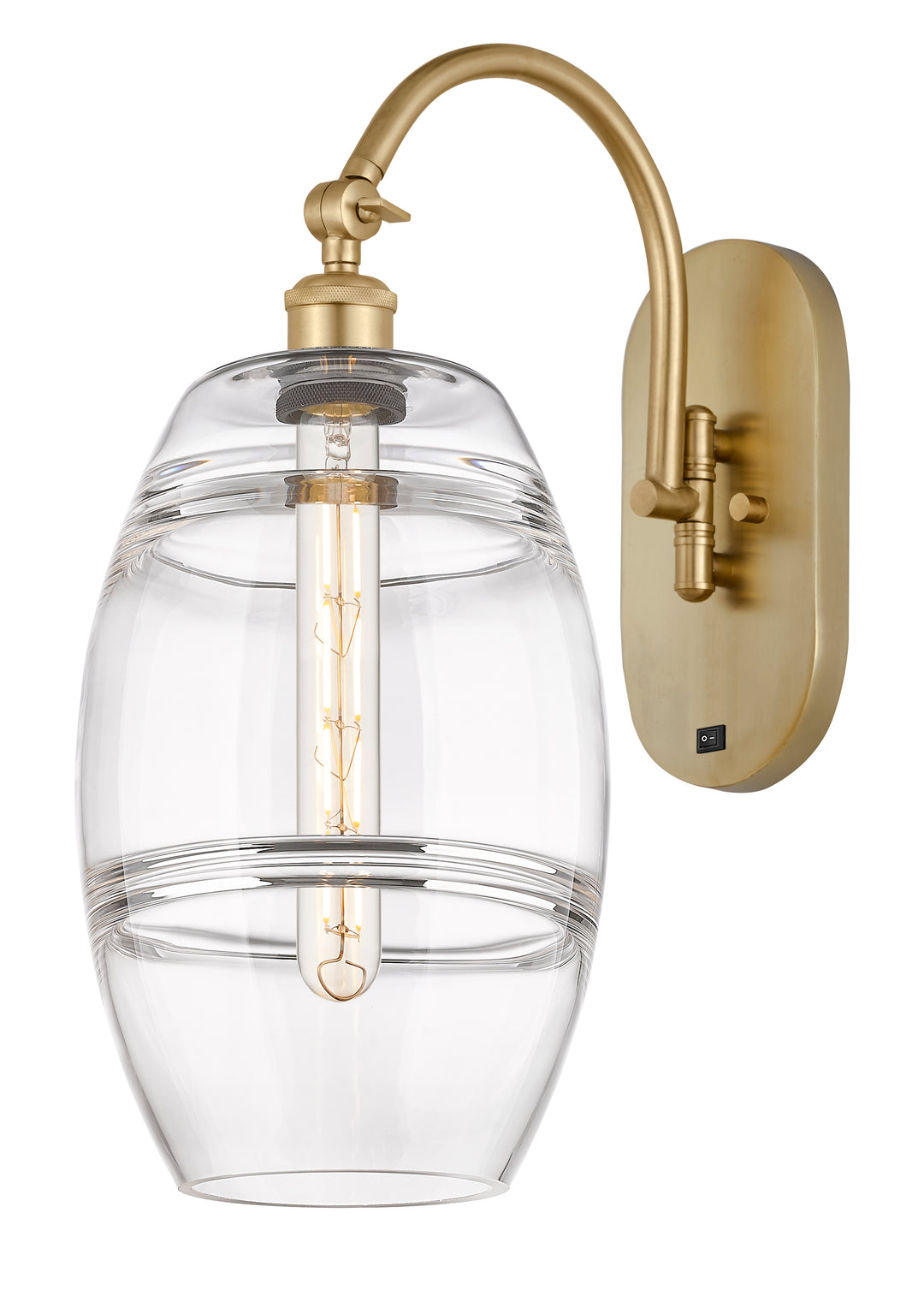 Innovations Lighting Vaz 8" Sconce - Satin Gold Wall Sconces Innovations Lighting   