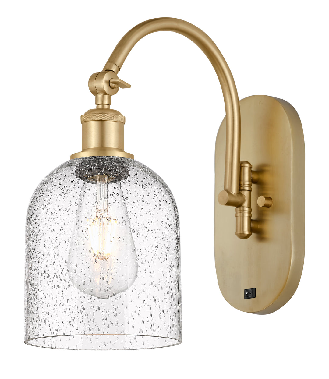 Innovations Lighting Bella 6" Sconce - Satin Gold Wall Sconces Innovations Lighting   