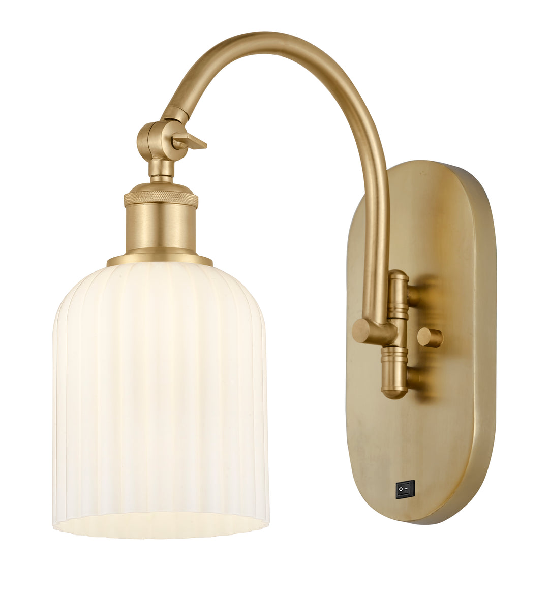 Innovations Lighting Bridal Veil 5" Sconce - Satin Gold Wall Sconces Innovations Lighting   