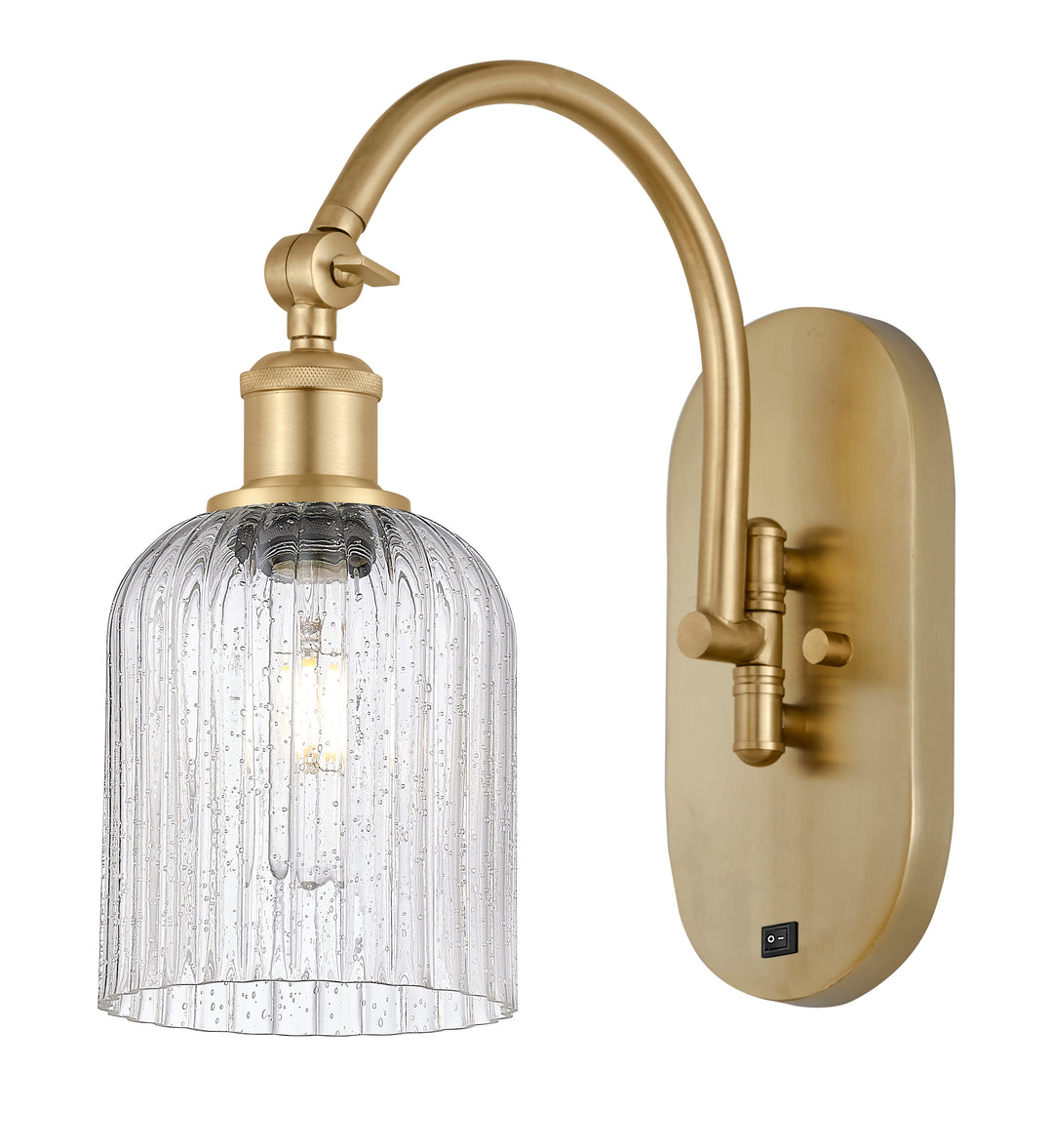 Innovations Lighting Bridal Veil 5" Sconce - Satin Gold Wall Sconces Innovations Lighting   