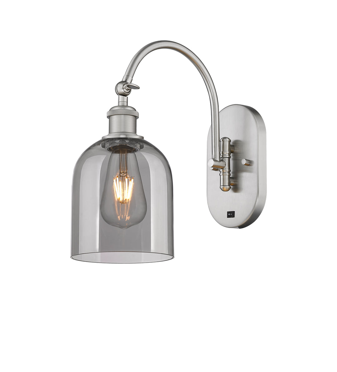 Innovations Lighting Bella 6" Sconce - Brushed Satin Nickel Wall Sconces Innovations Lighting   