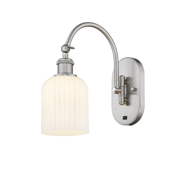 Innovations Lighting Bridal Veil 5" Sconce - Brushed Satin Nickel Wall Sconces Innovations Lighting   