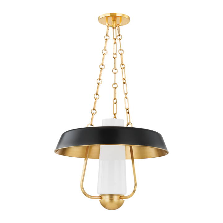 Hudson Valley Lighting PROVINCETOWN Lantern Pendants Hudson Valley Lighting Aged Brass/soft Black  