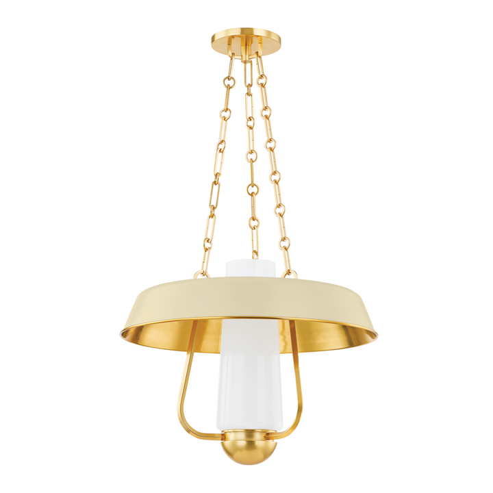 Hudson Valley Lighting PROVINCETOWN Lantern Pendants Hudson Valley Lighting Aged Brass/ Soft Sand  