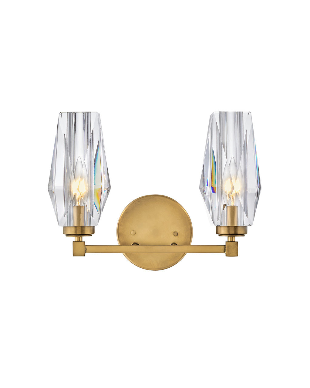 Hinkley Ana Bath Bar Bath Vanity Light Hinkley Heritage Brass 5.5x13.75x10.25 