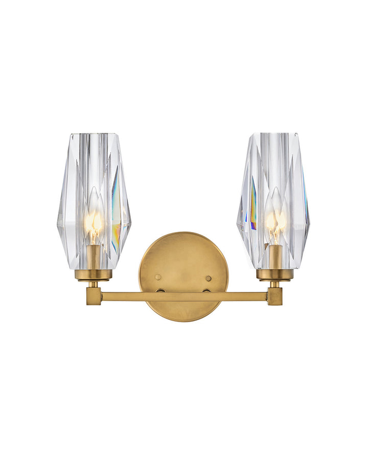 Hinkley Ana Bath Bar Vanity Lights Hinkley Heritage Brass 5.5x13.75x10.25 