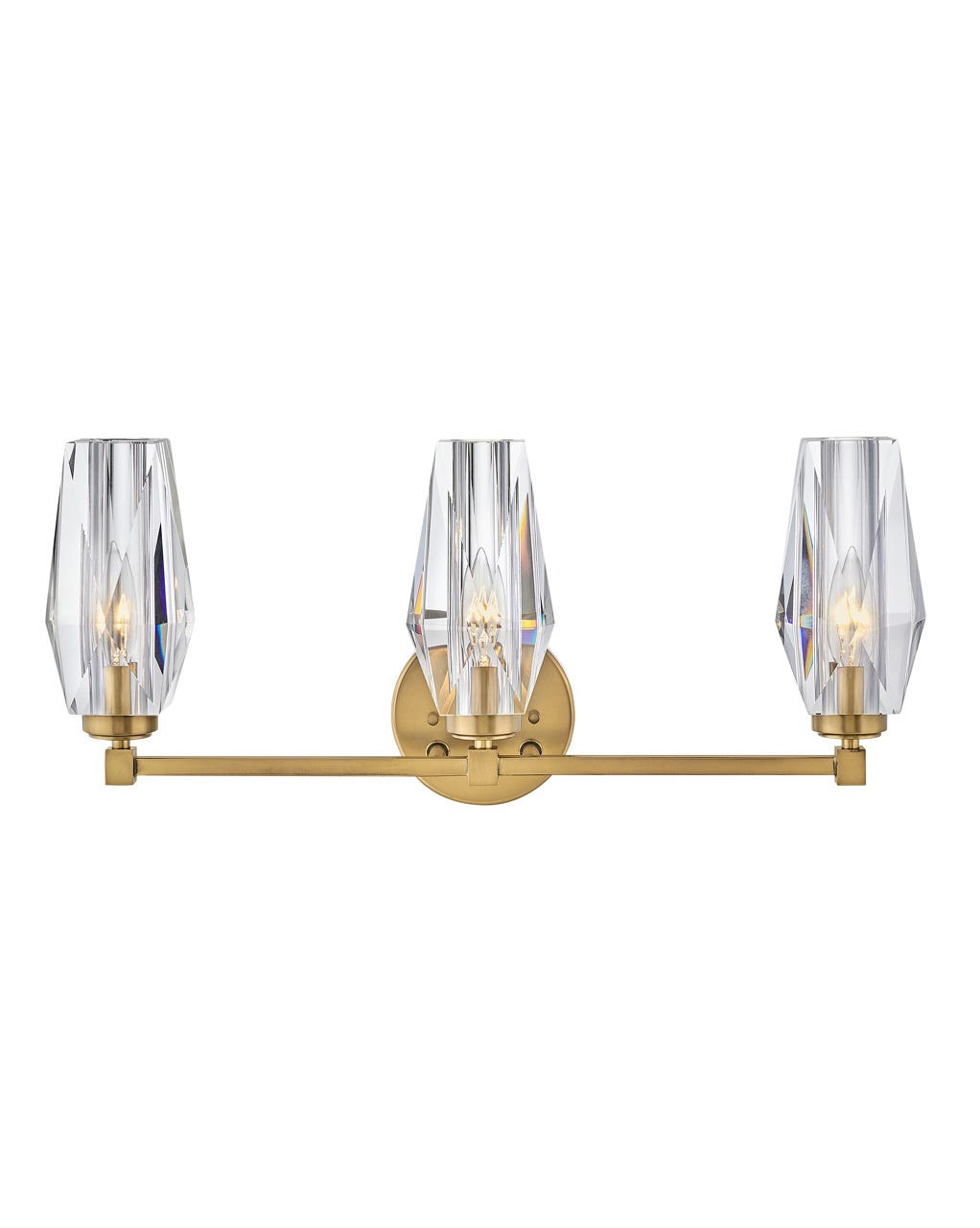 Hinkley Ana Bath Bar Vanity Lights Hinkley Heritage Brass 5.5x23.5x10.25 