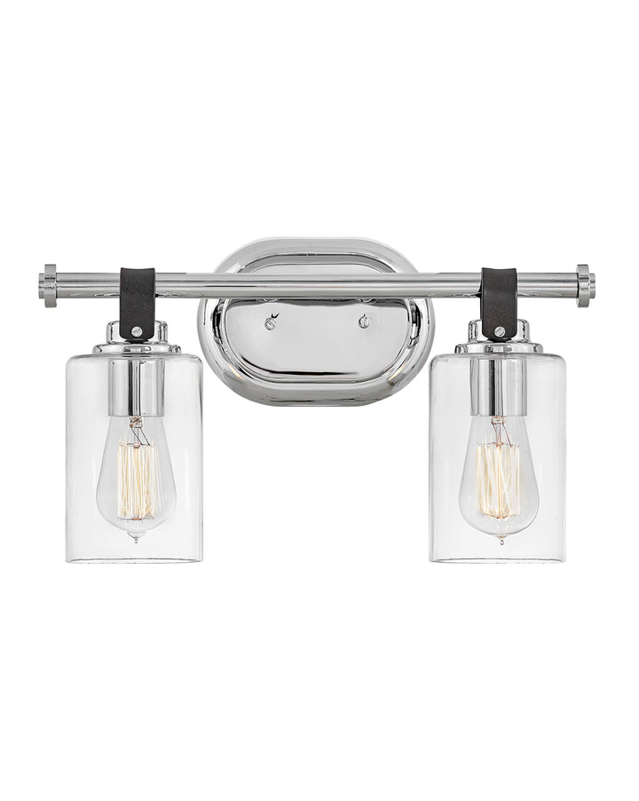 Hinkley Halstead Bath Bar Vanity Lights Hinkley Chrome 6.25x16.0x9.5 