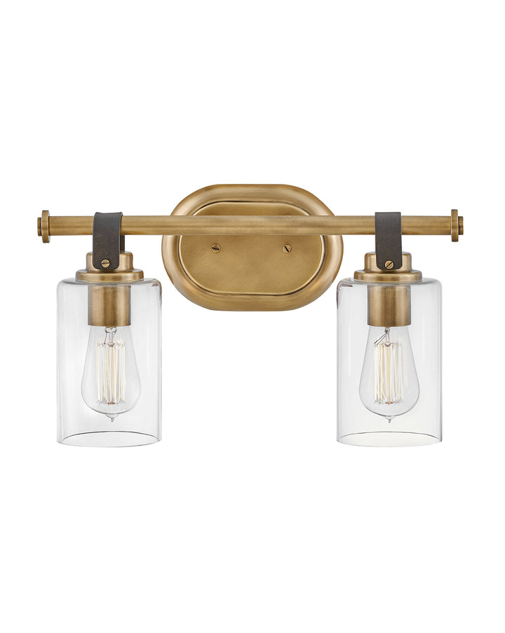 Hinkley Halstead Bath Bar Vanity Lights Hinkley Heritage Brass 6.25x16.0x9.5 