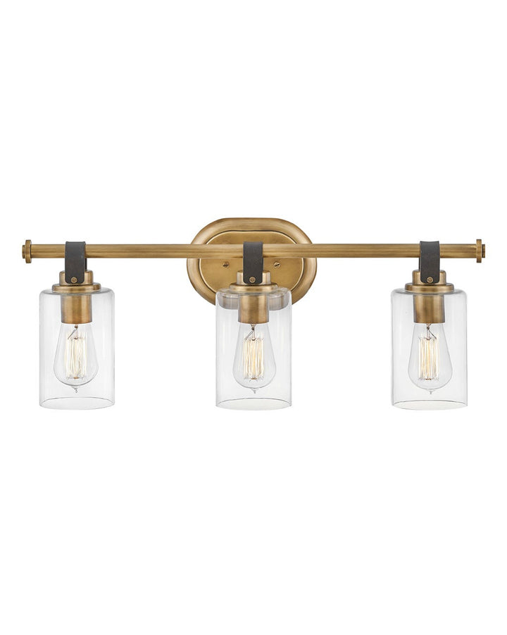 Hinkley Halstead Bath Bar Vanity Lights Hinkley Heritage Brass 6.25x24.0x9.5 