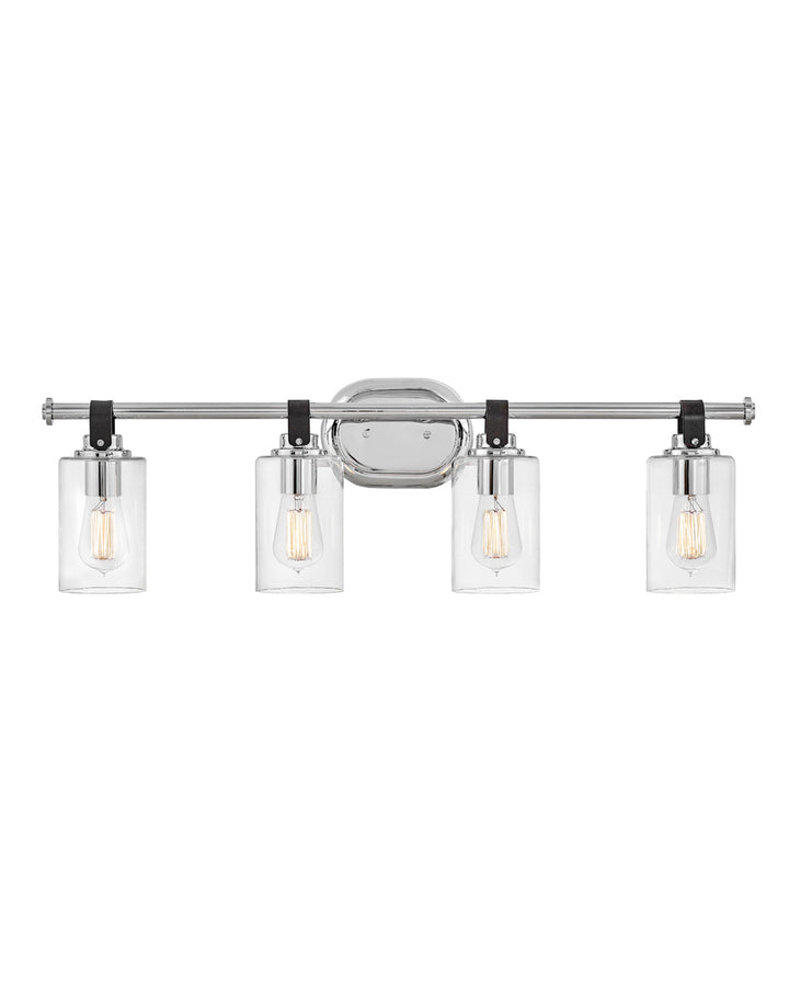 Hinkley Halstead Bath Bar Vanity Lights Hinkley Chrome 6.25x32.0x9.5 