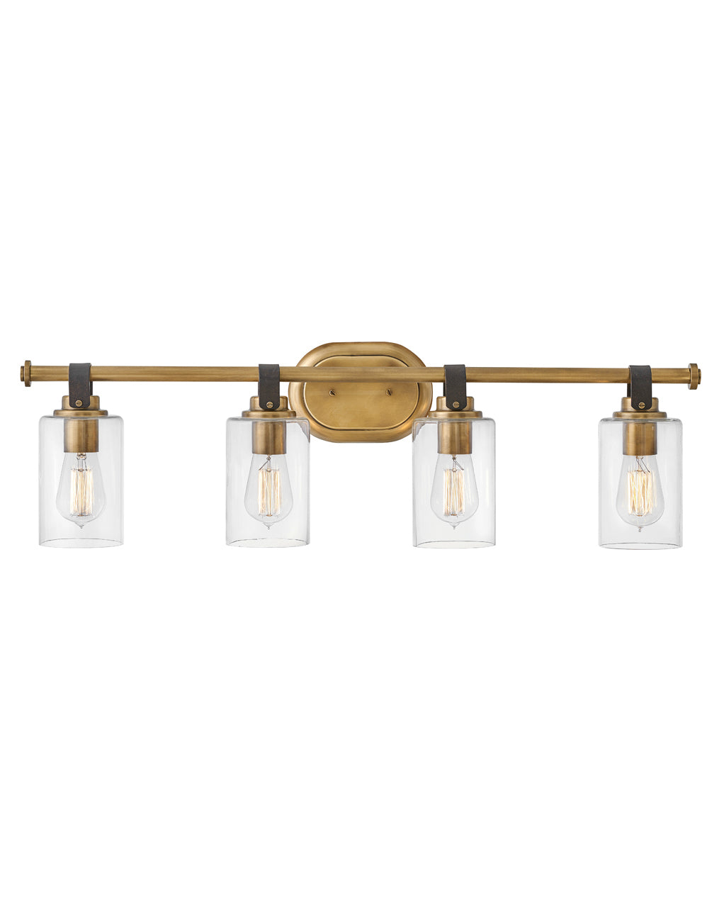 Hinkley Halstead Bath Bar Vanity Lights Hinkley Heritage Brass 6.25x32.0x9.5 