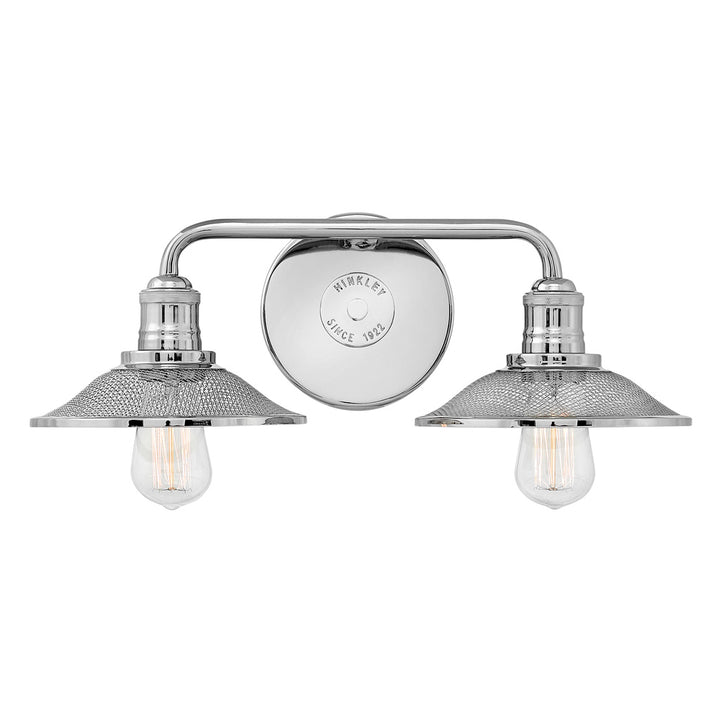 Hinkley Rigby Bath Bar Vanity Lights Hinkley Polished Nickel 8.75x19.0x6.5 